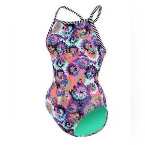 Women’s Dolfin Uglies One Piece Swimsuit Size 30‎ Cosmo Pattern